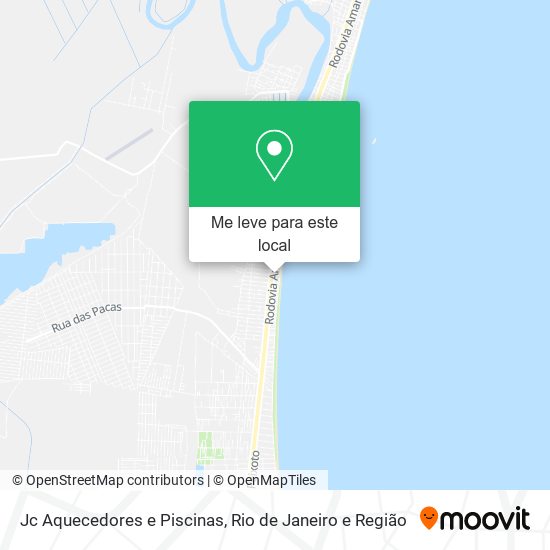 Jc Aquecedores e Piscinas mapa