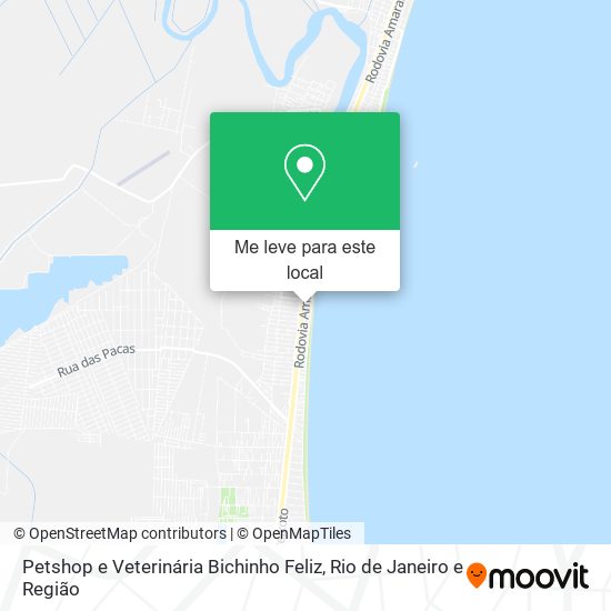 Petshop e Veterinária Bichinho Feliz mapa