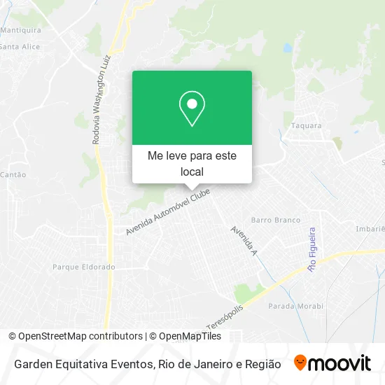 Garden Equitativa Eventos mapa