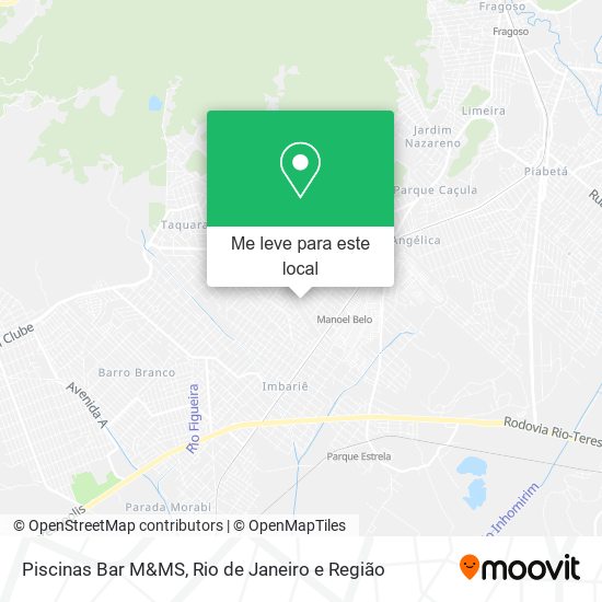 Piscinas Bar M&MS mapa