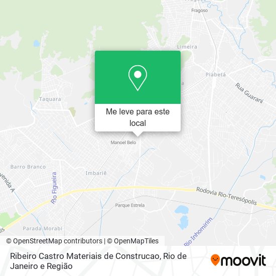 Ribeiro Castro Materiais de Construcao mapa