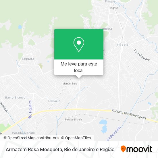 Armazém Rosa Mosqueta mapa