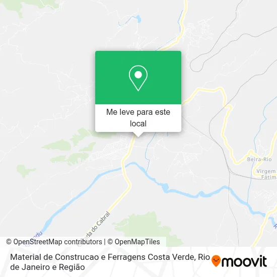Material de Construcao e Ferragens Costa Verde mapa