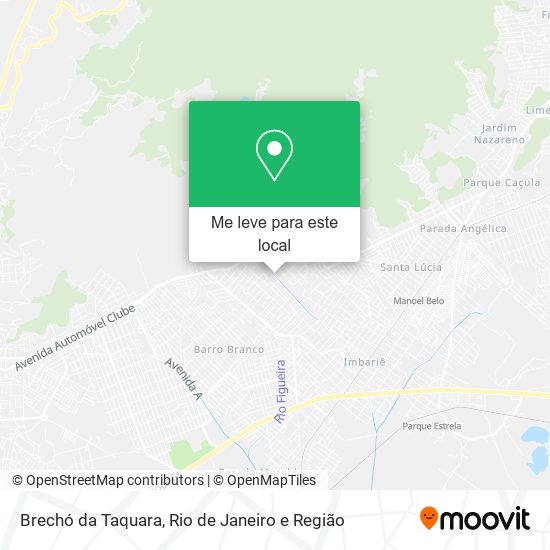 Brechó da Taquara mapa