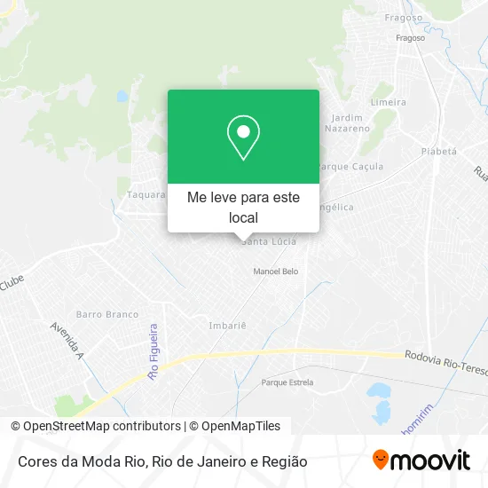 Cores da Moda Rio mapa