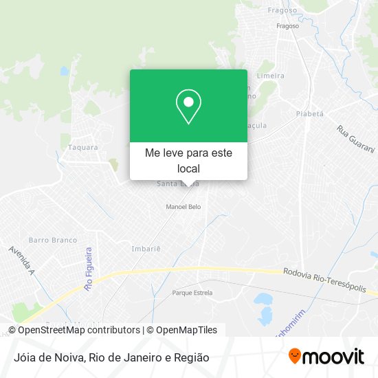 Jóia de Noiva mapa