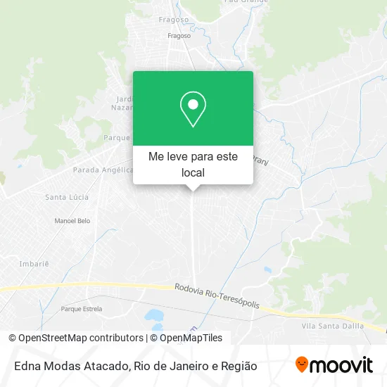 Edna Modas Atacado mapa