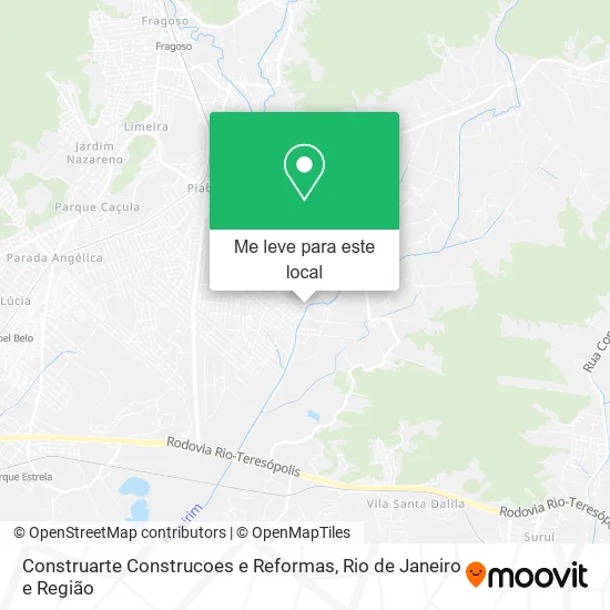 Construarte Construcoes e Reformas mapa