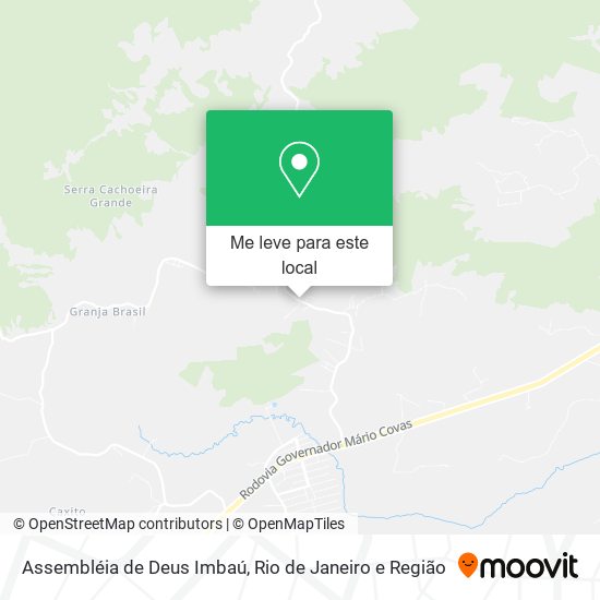 Assembléia de Deus Imbaú mapa