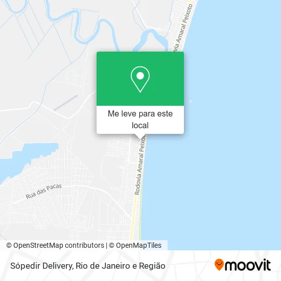 Sópedir Delivery mapa