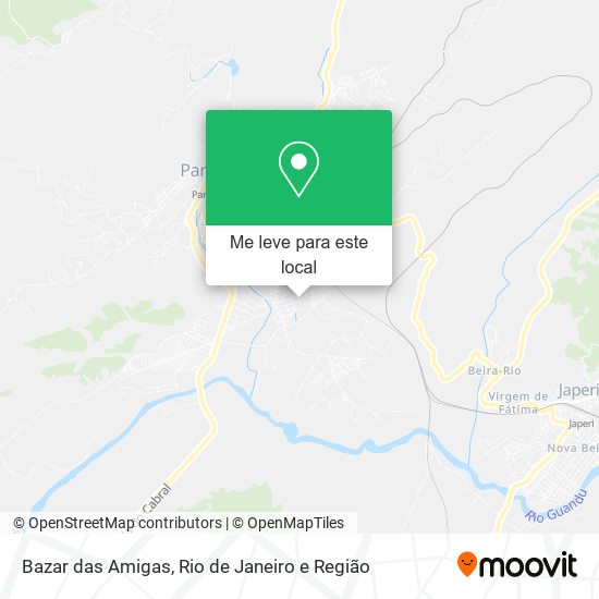 Bazar das Amigas mapa