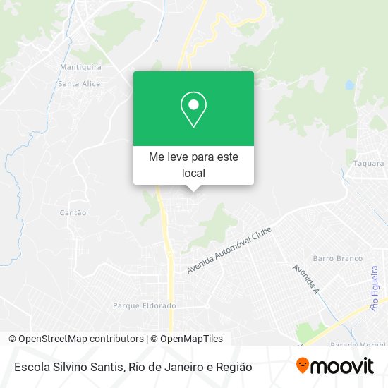 Escola Silvino Santis mapa