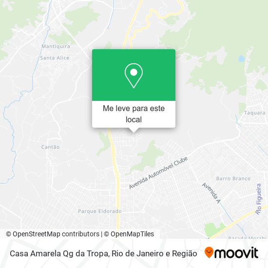 Casa Amarela Qg da Tropa mapa