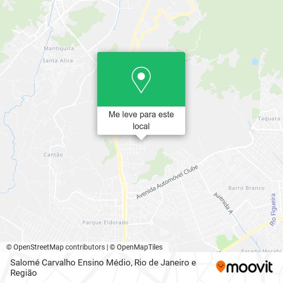 Salomé Carvalho Ensino Médio mapa