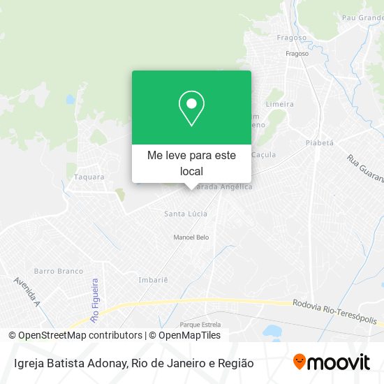 Igreja Batista Adonay mapa