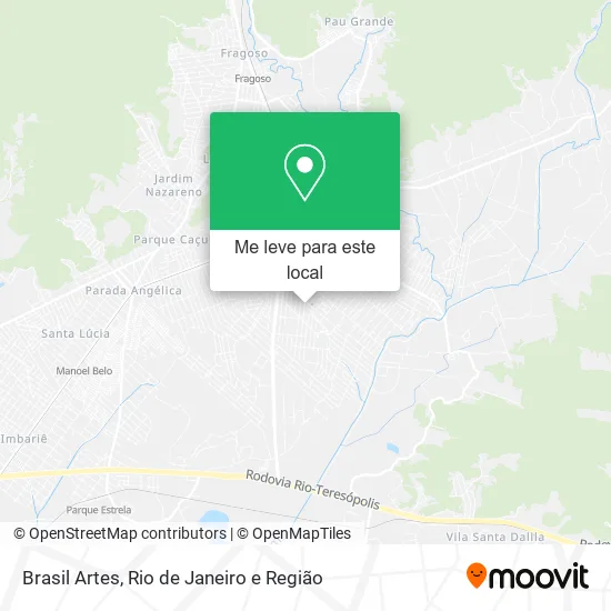 Brasil Artes mapa