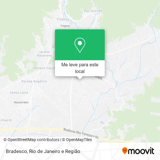 Bradesco mapa