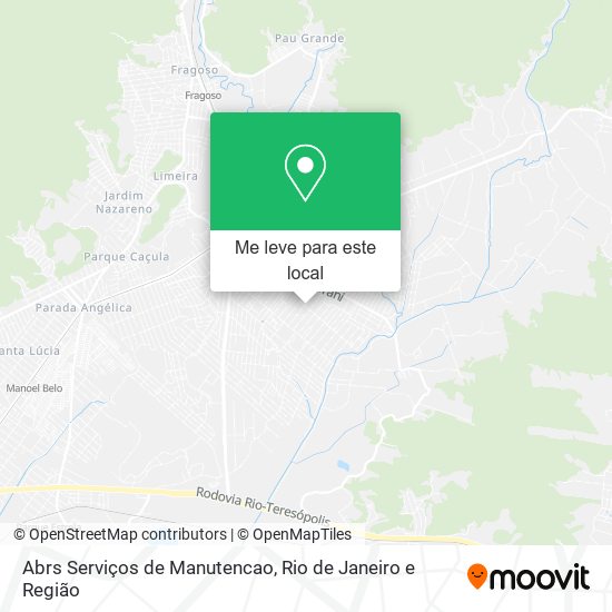 Abrs Serviços de Manutencao mapa