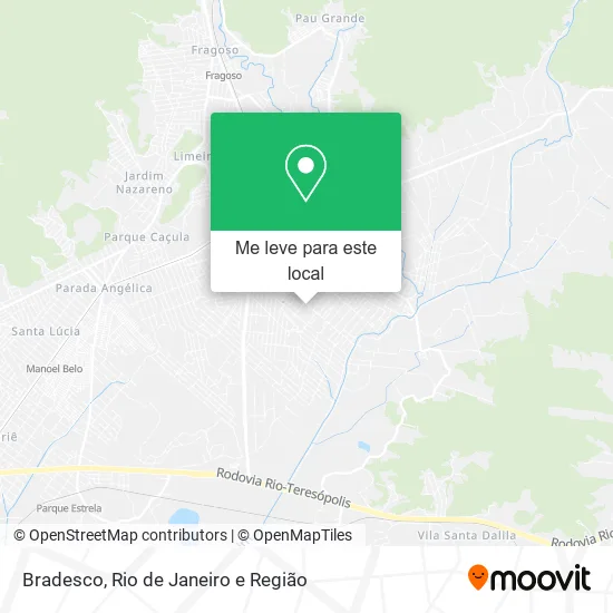 Bradesco mapa