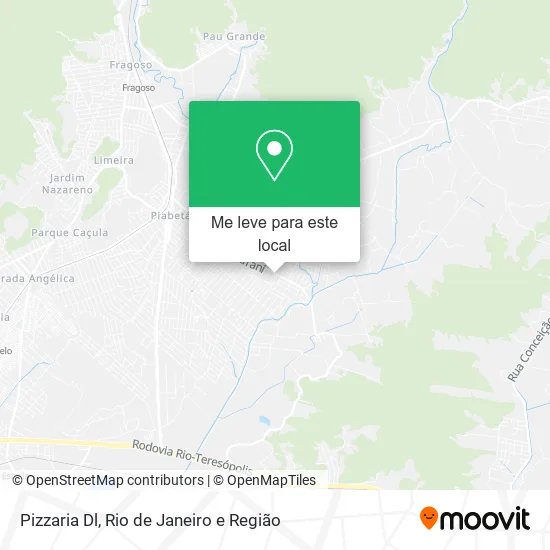 Pizzaria Dl mapa
