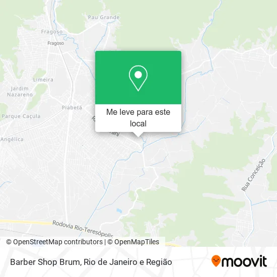 Barber Shop Brum mapa