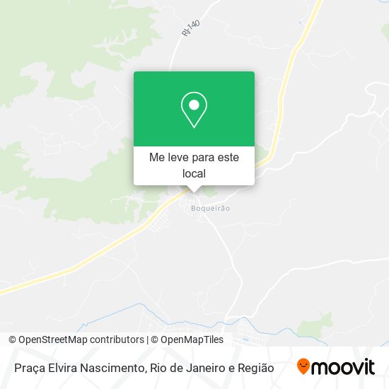 Praça Elvira Nascimento mapa
