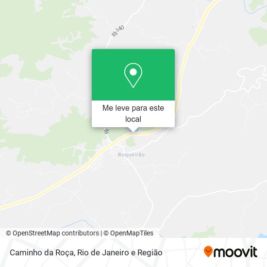 Caminho da Roça mapa