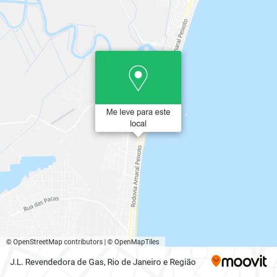 J.L. Revendedora de Gas mapa