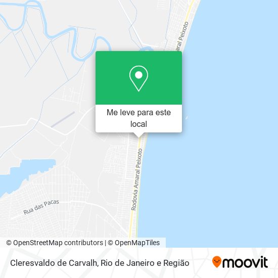 Cleresvaldo de Carvalh mapa