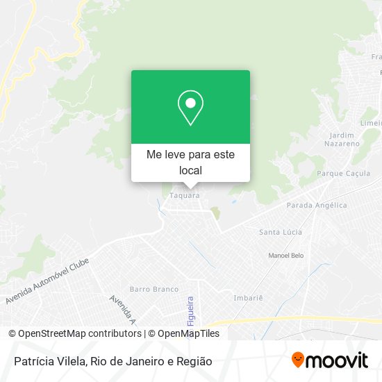 Patrícia Vilela mapa