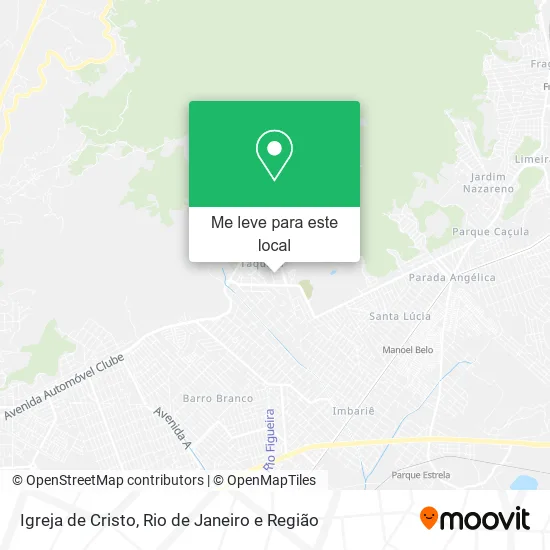 Igreja de Cristo mapa
