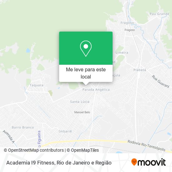 Academia I9 Fitness mapa