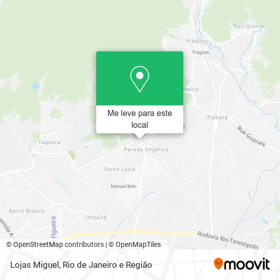 Lojas Miguel mapa