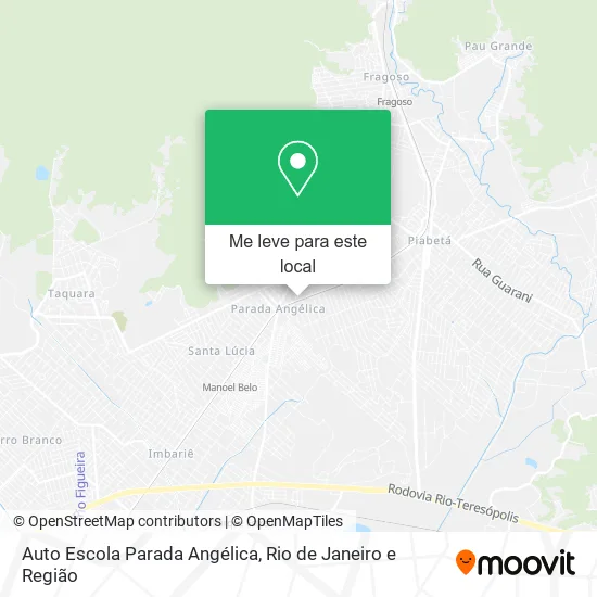 Auto Escola Parada Angélica mapa