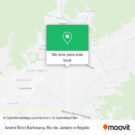 André Ricci Barbearia mapa