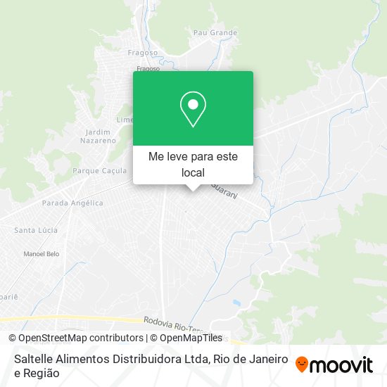 Saltelle Alimentos Distribuidora Ltda mapa