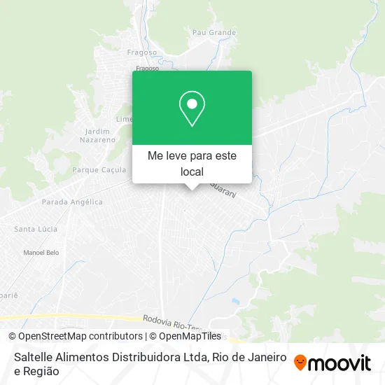 Saltelle Alimentos Distribuidora Ltda mapa