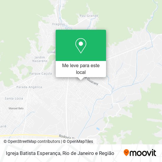Igreja Batista Esperança mapa