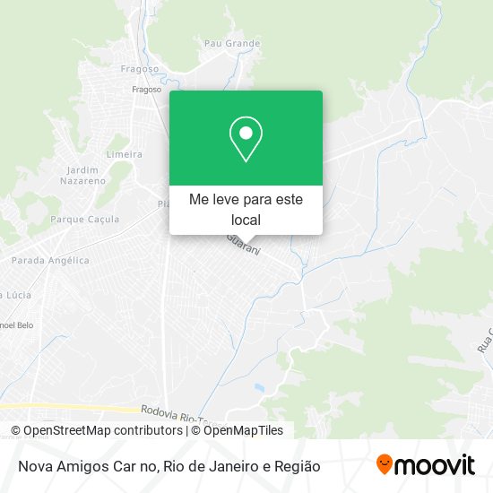 Nova Amigos Car no mapa