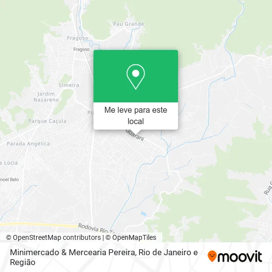 Minimercado & Mercearia Pereira mapa