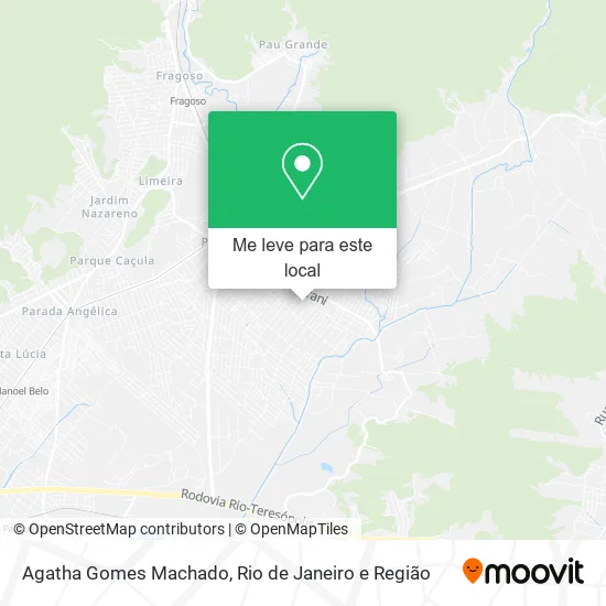 Agatha Gomes Machado mapa