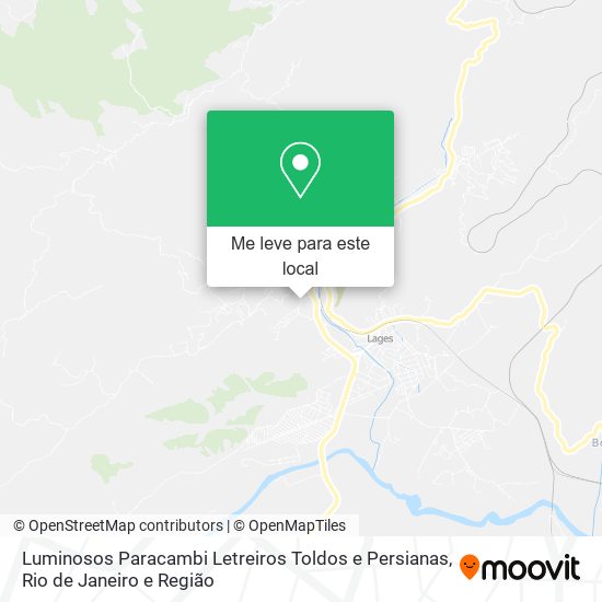 Luminosos Paracambi Letreiros Toldos e Persianas mapa