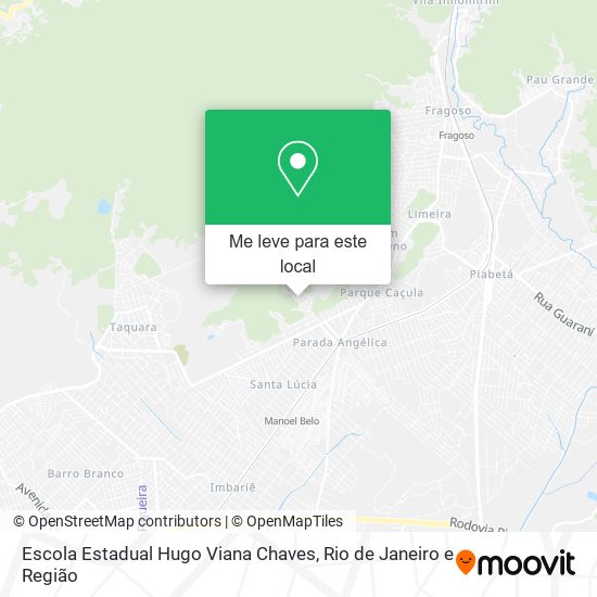 Escola Estadual Hugo Viana Chaves mapa
