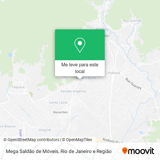 Mega Saldão de Móveis mapa