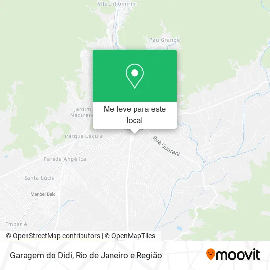 Garagem do Didi mapa