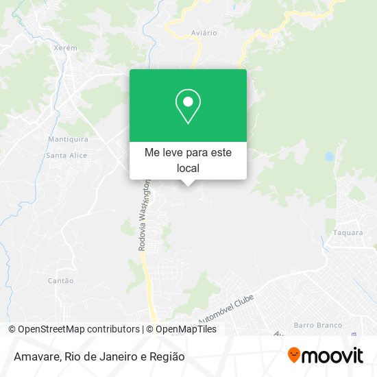 Amavare mapa