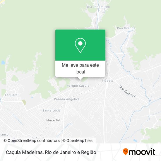 Caçula Madeiras mapa