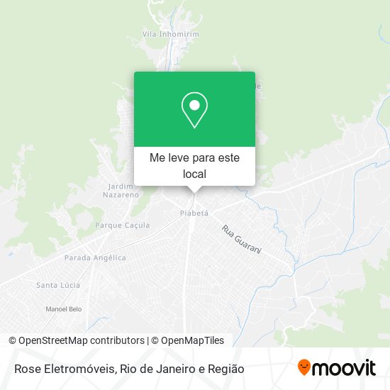 Rose Eletromóveis mapa