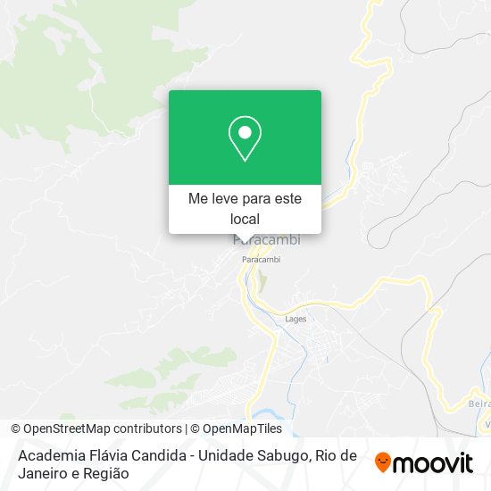Academia Flávia Candida - Unidade Sabugo mapa