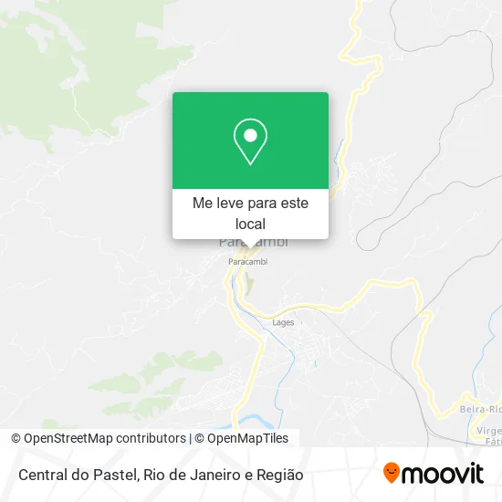 Central do Pastel mapa